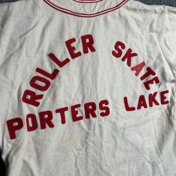 Vintage 50’s Stall & Dean Baseball Jersey Men’s Size 40 (Large) 22x27 Skate Rink - Picture 7 of 16